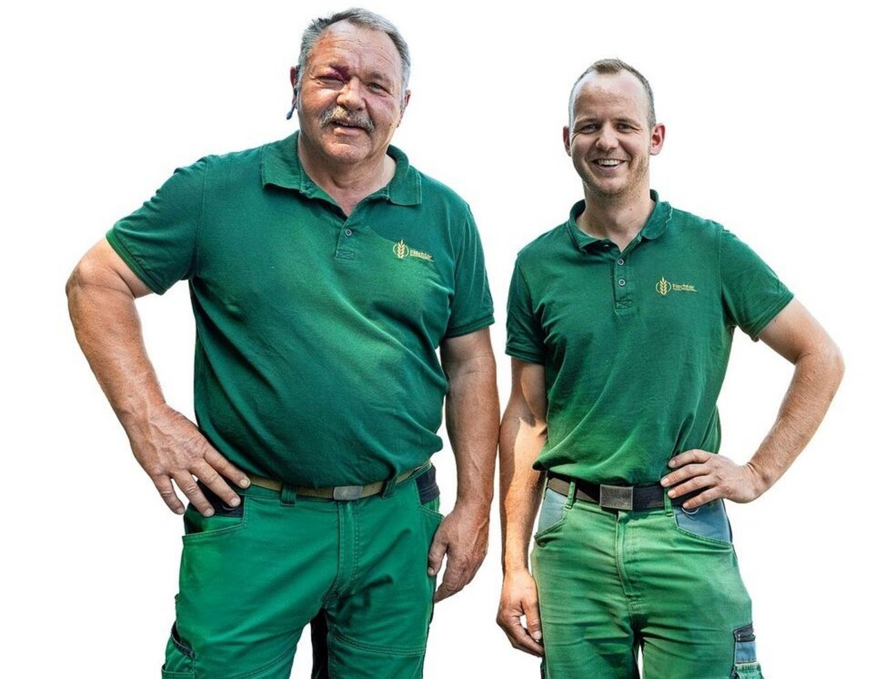 Res Fiechter (links) und Pascal Hess arbeiten im Lohnunternehmen eng zusammen.