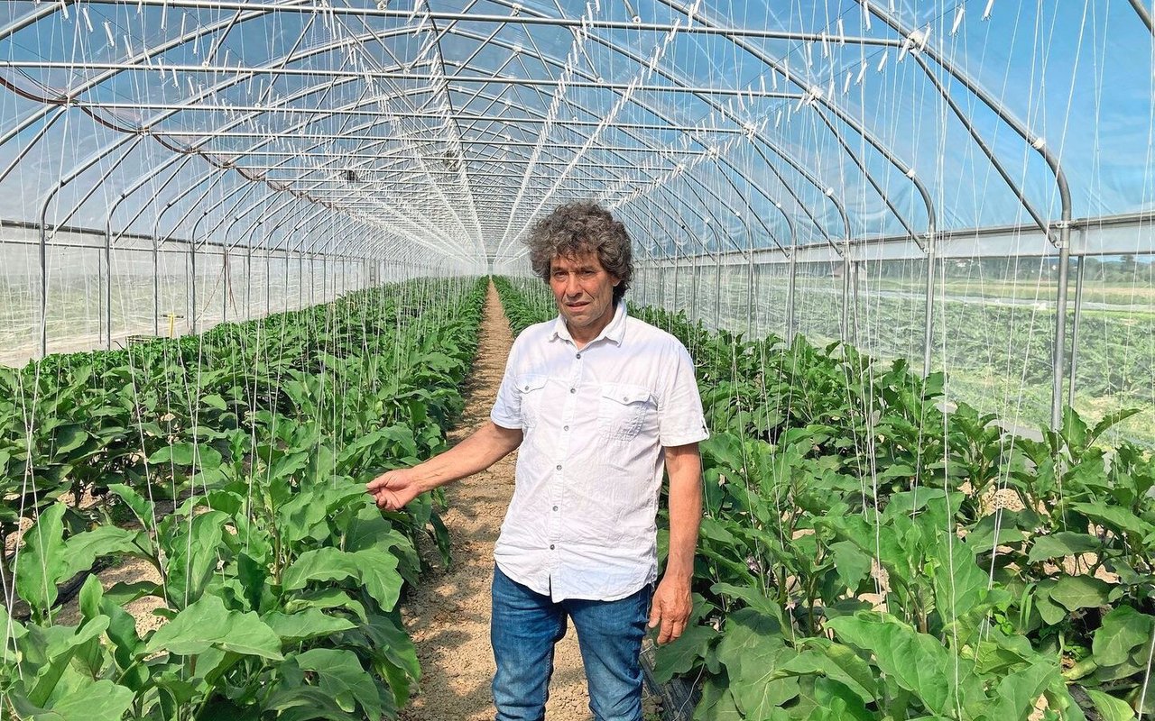 Heinz Höneisen baut auf seinem Gemüsebaubetrieb, der auf 350 m ü. M. in Andelfingen ZH liegt, zahlreiche Kulturen an.