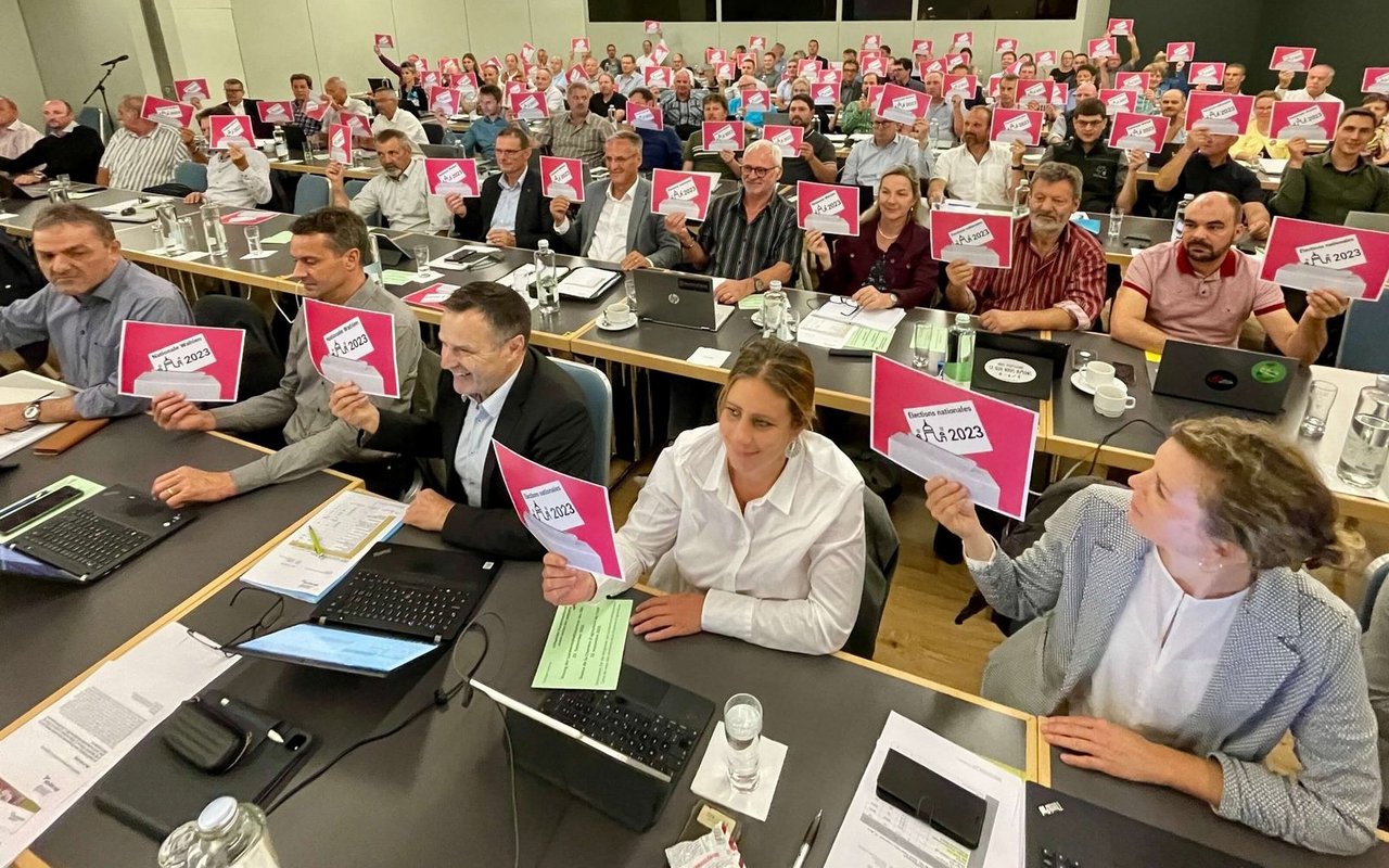 Totale von einer Sitzung der Landwirtschaftskammer LAKA.