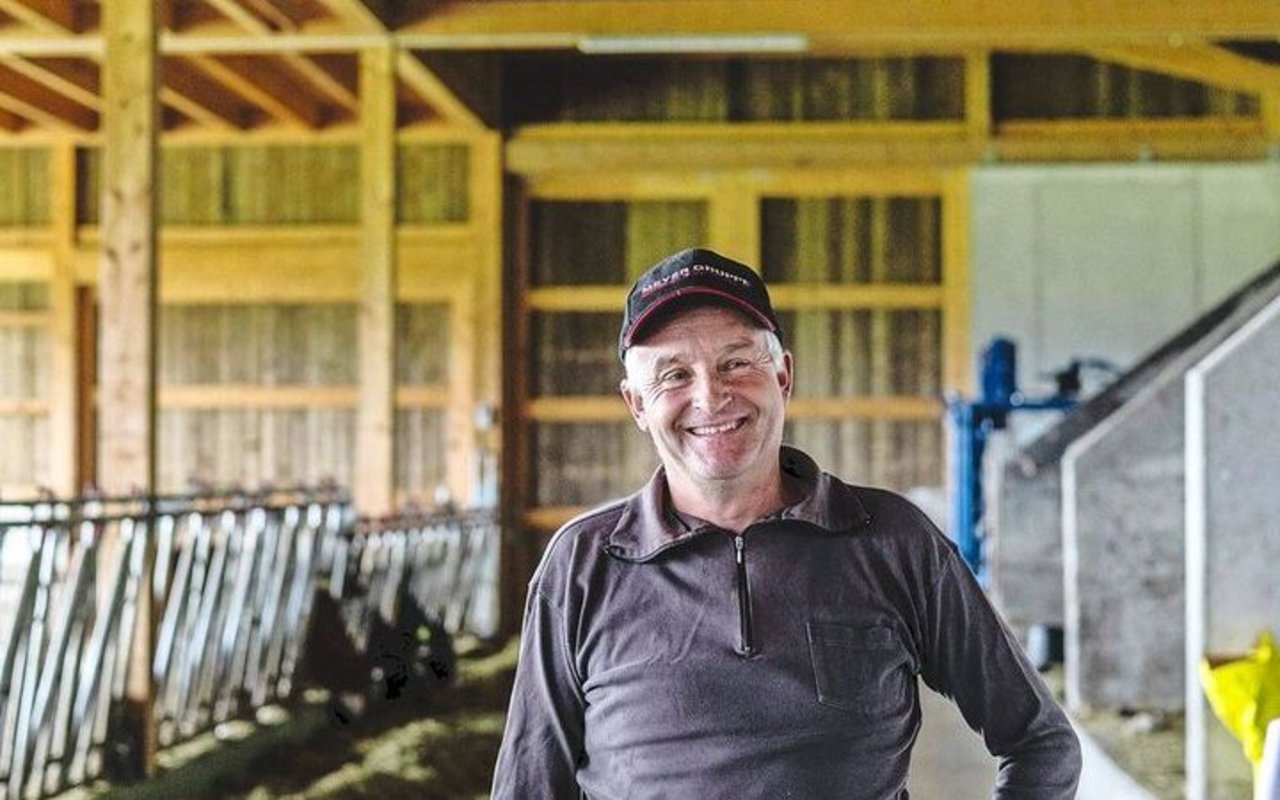 Fredi Krummenacher nutzt den neuen Stall vor allem für das Jungvieh.