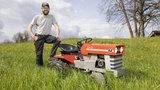 Der Massey Ferguson 7 ist der Traumtraktor von Thomas Durrer.  (Bild: «die grüne» / Gian Vaitl)