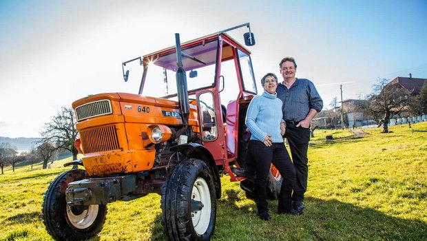 Ruedi Wengers TraumTraktor ist der Fiat 640. Bild: Pia Neuenschwander