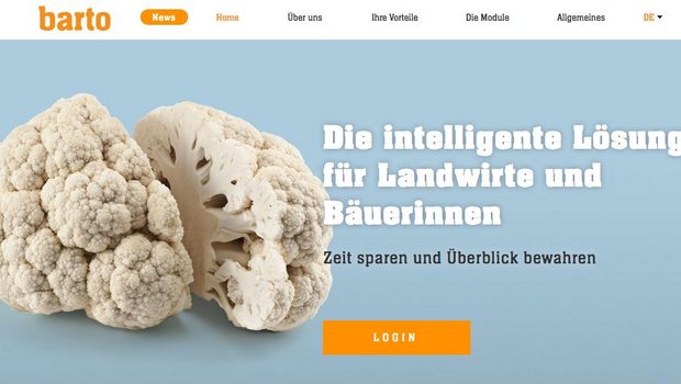 Erste Module der Datenplattform Barto sind online. (Screenshot barto.ch)