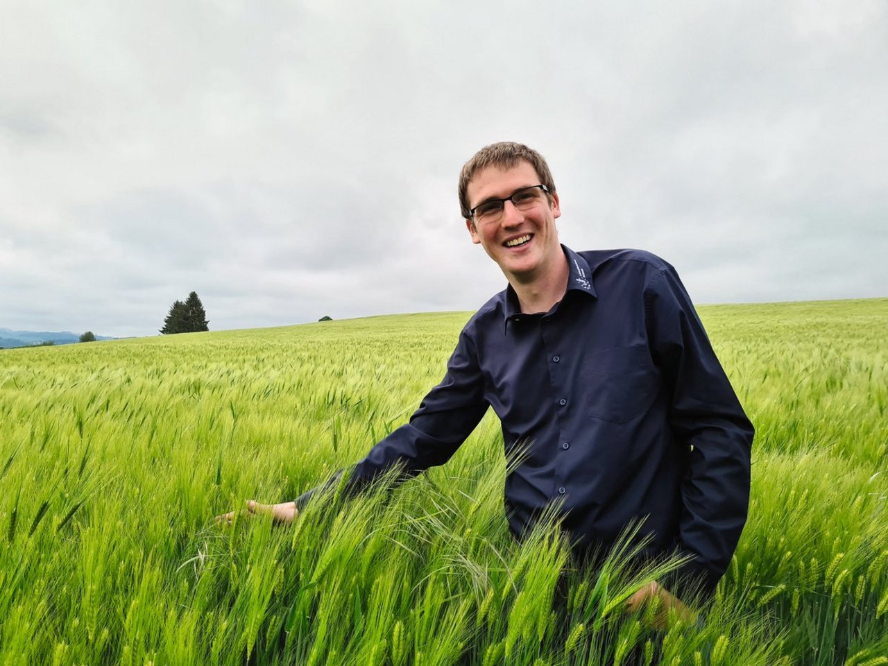 Nicolas Eschmann leitet seit März als Geschäftsführer die Geschicke bei Lohnunternehmer Schweiz. Bild. Beat Schmid