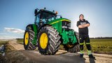Der John Deere 7810 ist der Traumtraktor von Marc Wüthrich (24) aus Diemerswil BE.  (Bild: «die grüne» / Pia Neuenschwander)