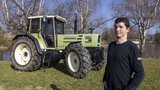 Der Hürlimann H6136 ist Samuel Bolds Traumtraktor.  (Bild: «die grüne» / Gian Vaitl)