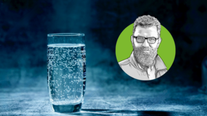 Symbolbild von einem Glas Wasser.