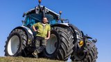 Der Valtra N 174 Direct ist der TraumTraktor von Serge Duperrex aus Knonau ZH.  (Bild: «die grüne» / Gian Vaitl)