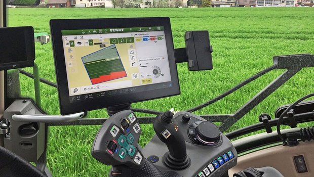 Eine der Smart-Farming-Anwendungen: Teilflächenspezifische Düngung, basierend auf Sensordaten.