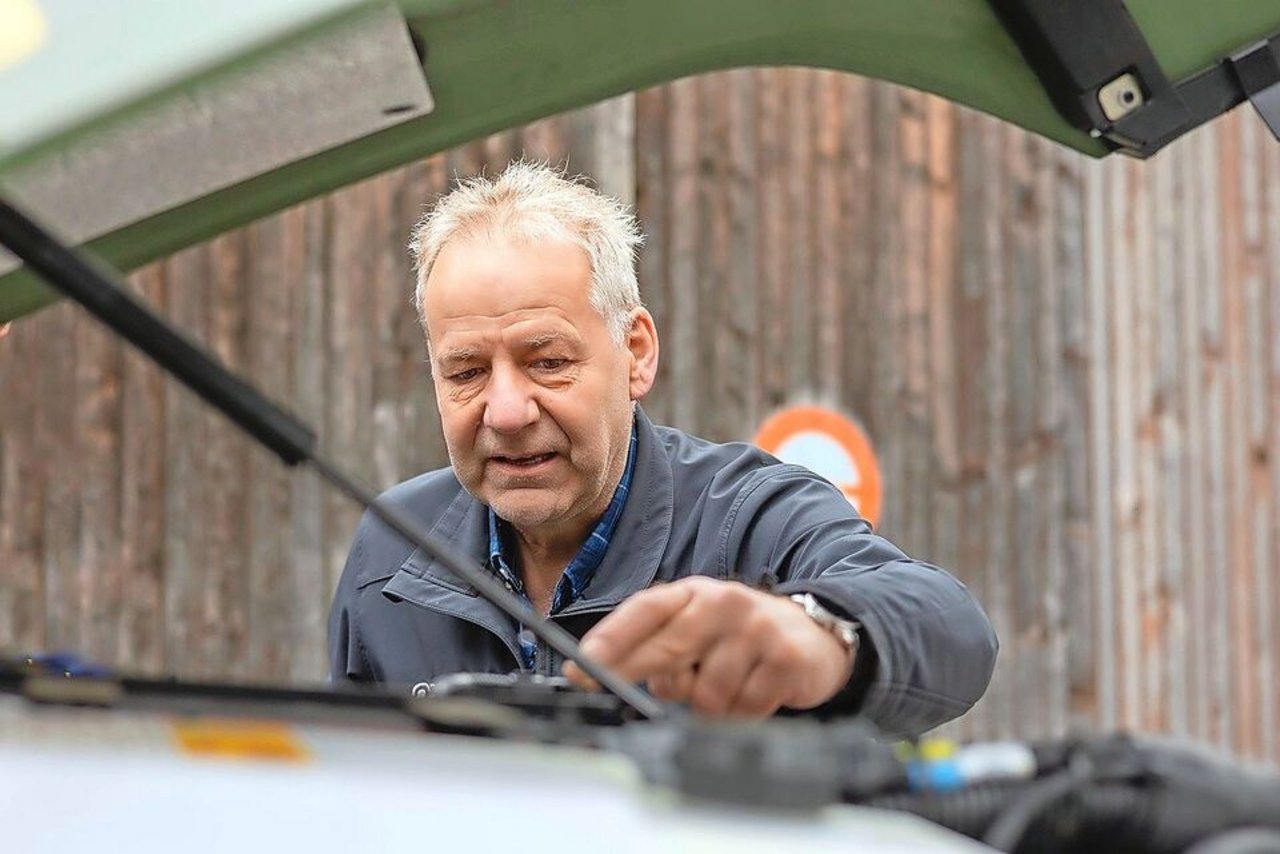 Urs Schütz arbeitet beim technischen Dienst der Same Deutz-Fahr Schweiz AG.