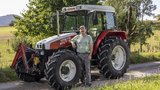 Der Steyr 975 A ist der Traumtraktor von Andreas Buser.  (Bild: «die grüne» / Pia Neuenschwander)